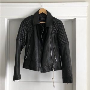 All Saints motorcycle walker leather jacket